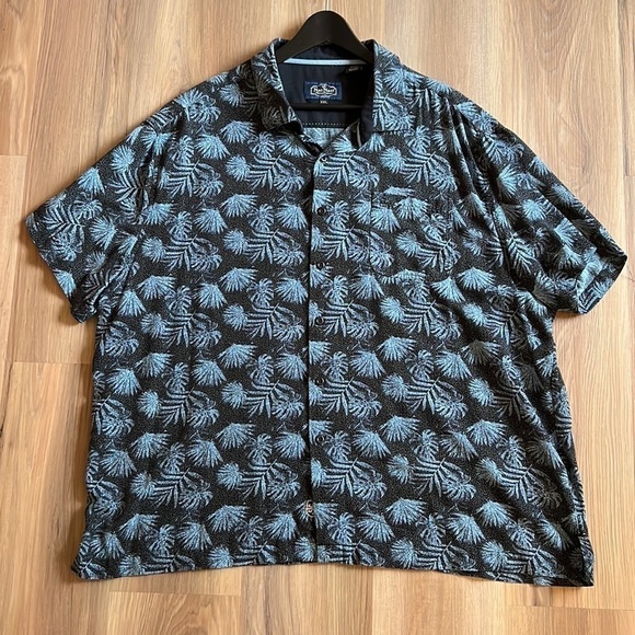 Nat Nast Premium Silk Cotton Shorts Sleeve Button down - XXL - Picture 1 of 11